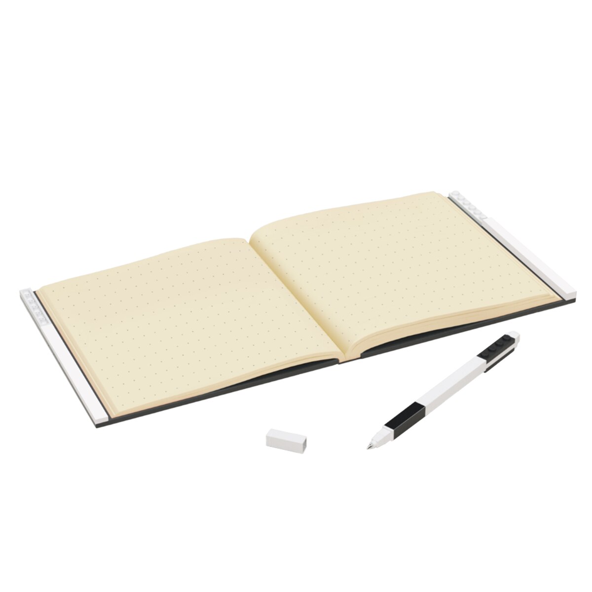 Lego Locking Notebook With Gel Pen - Black